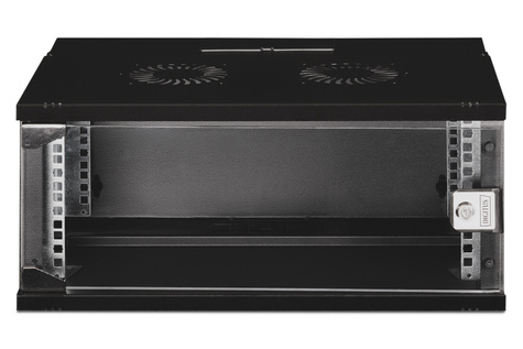 DIGITUS Rack 4HE Wall Mounting SOHO Pro Black