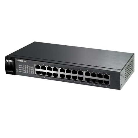 ZyXel Unmanaged 24-ports switch - zwart