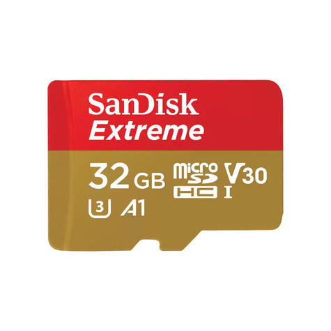 SanDisk SDHC Card Micro 32GB UHS-I U3 Extreme
