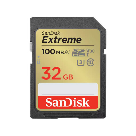 SanDisk SDHC Card 32GB UHS-I U3 Extreme
