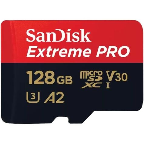 SanDisk SanDisk SD MicroSD Card 128GB SanDisk Extreme Pro SDXC inkl. Adapt