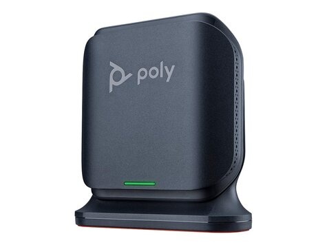 Poly Rove B2 - Draadloos telefoonbasisstation/ VoIP-telefoonbasisstation met nummerherkenning/wachtstand - DECT - 3-weg geschikt voor oproepen - SIP, SIP v2, SIP over TLS, SIP over UDP, SIP over TCP, SDP, RTCP, RTP - zwart