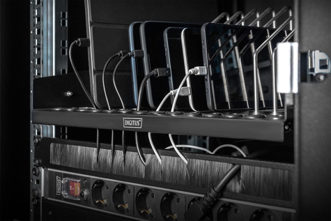 DIGITUS Uittrekbare plank voor tablets, notebooks, smartphones - 1U