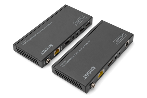 DIGITUS Transmitter and receiver - video/audio/infrared/USB extender - HDMI, HDBaseT