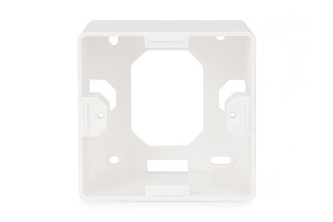 DIGITUS Opbouwdoos voor frontpanelen 80x80 zuiver wit D-layout