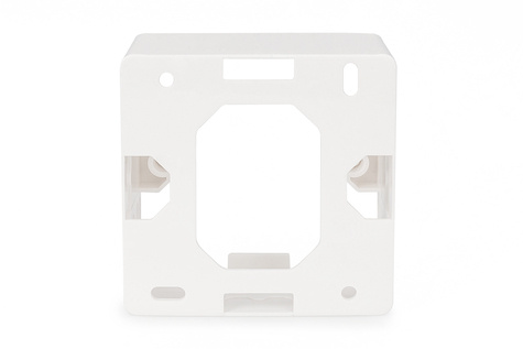 DIGITUS Opbouwdoos voor frontpanelen 80x80 zuiver wit D-layout