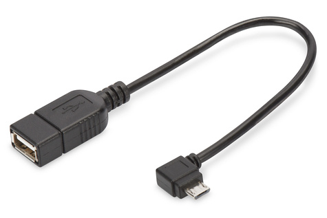 DIGITUS USB Adapter - Micro USB Type-B/USB Type-A - 20 cm