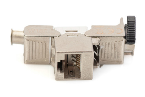 DIGITUS Professional  CAT 6A Keystone module, afgeschermd met intelligente kabelmanager, set (24 stuks)