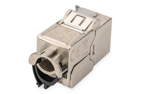 DIGITUS Professional  CAT 6A Keystone module, afgeschermd met intelligente kabelmanager, set (24 stuks)