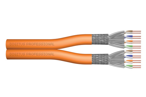 DIGITUS DIGITUS Professional bulk cable - 100 m - orange, RAL 2000