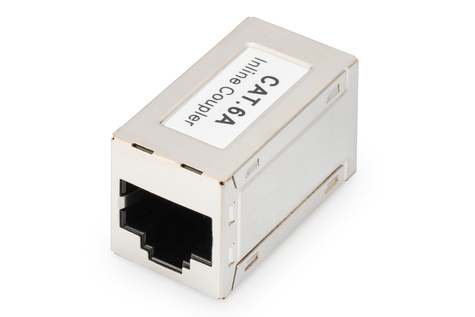 DIGITUS Koppeling Cat6a RJ45 -> RJ45 afgeschermd