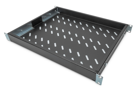 DIGITUS Legbord met variabele bevestigingsrails voor vaste inbouw in 483 mm (19") kasten