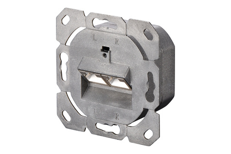 DIGITUS CAT 6A, klasse EA, datacontactdoos, ontwerpcompatibel, opbouw