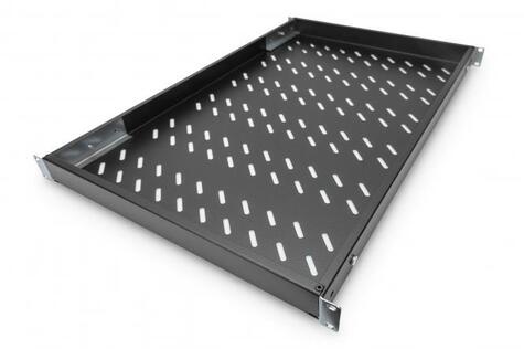 DIGITUS Legbord met variabele bevestigingsrails voor vaste inbouw in 483 mm (19") kasten