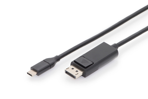DIGITUS DIGITUS USB Type-C Gen 2 Adapterkabel, Type-C naar DP