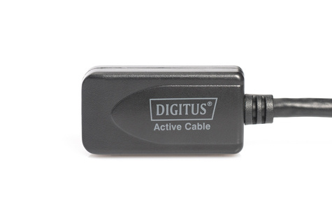 DIGITUS USB 3.0 Active Extension Cable - USB Type-A male/USB Type-B female - 5 m