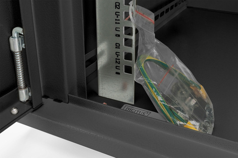 DIGITUS Wandbehuizing Dynamic 9HE 474x600x450mm zwart