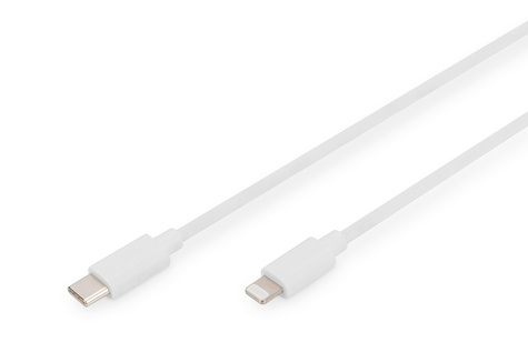 DIGITUS Lightning op USB-C - data-/laadkabel, MFI-gecertificeerd