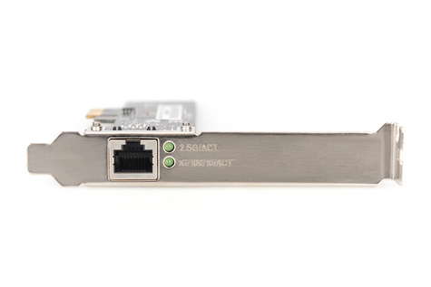 DIGITUS Enkele poort 2,5 Gigabit Ethernet-netwerkkaart, RJ45, PCI Express, Realtek chipset