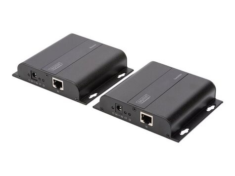 DIGITUS Professional 4K HDMI Extender via CAT / IP (Set) - video/audio/infrared extender - HDMI