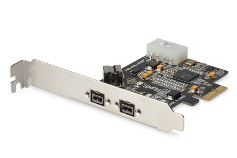 DIGITUS Firewire 800 (1394b) PCIe-kaart - 3 ports