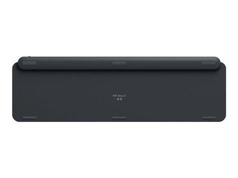 Logitech MX Keys S - Toetsenbord - backlit - draadloos - Bluetooth LE - AZERTY - Frans - toetsschakelaar: Scissor-Key - grafiet