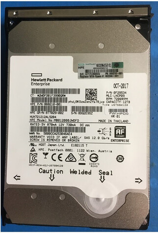 HPE 12TB SAS 12G Midline 7.2K LFF (3.5in) LP 1yr W