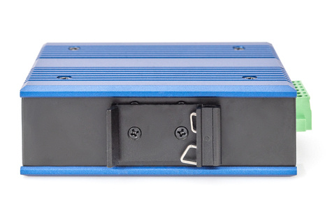 DIGITUS Professional 4-poorts gigabit netwerkswitch, industrieel, onbeheerd, 1 RJ45 uplink
