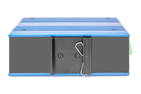 DIGITUS Professional 8-poorts Fast Ethernet netwerkswitch, industrieel, onbeheerd, 1 RJ45 uplink