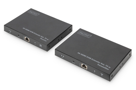 DIGITUS DIGITUS 4K HDMI KVM extender set, 70 m