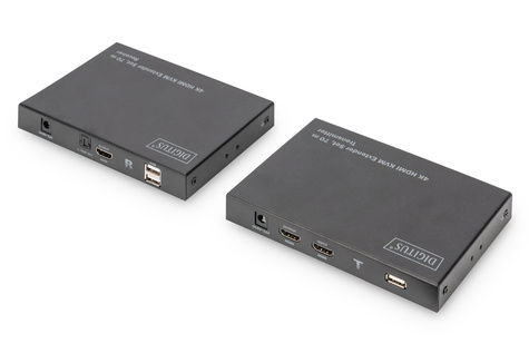 DIGITUS 4K HDMI KVM extender set, 70 m