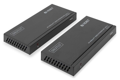 DIGITUS 4x HDBaseT HDMI Extender set, 150 m - video/audio/infrared/serial extender