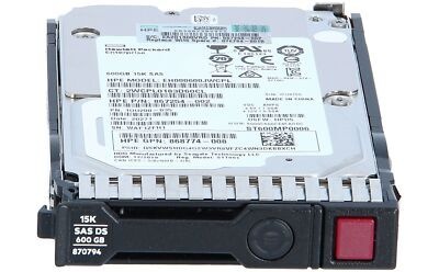 HPE 600GB SAS 12G Enterprise 15K SFF 2.5in SC HDD