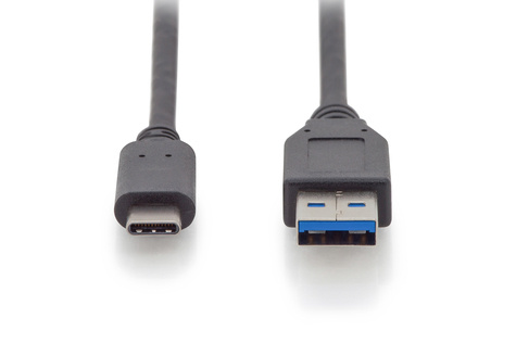 DIGITUS USB Type-C aansluitkabel, Gen2, Type-C naar A 1.0m