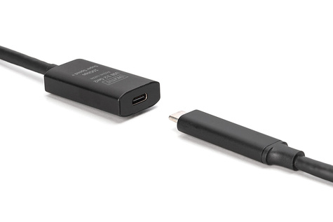 DIGITUS Actieve USB 3.2 Gen2 10G verlengkabel, USB-C - USB-C, 5m