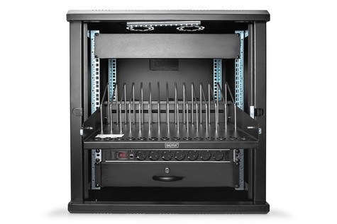 DIGITUS Uittrekbare plank voor tablets, notebooks, smartphones - 1U