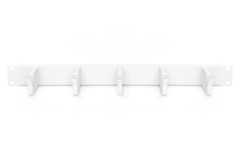 DIGITUS Professional Line Kabelgeleidingspaneel met kabelgeleidingsbeugels voor 19" (483 mm) kasten, 1U