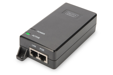 DIGITUS Gigabit Ethernet PoE+ injector, 802.3at, 30 W