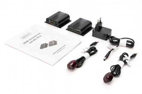 DIGITUS Professional DS-55100-1 HDMI Extender Set, Full HD - video/audio extender