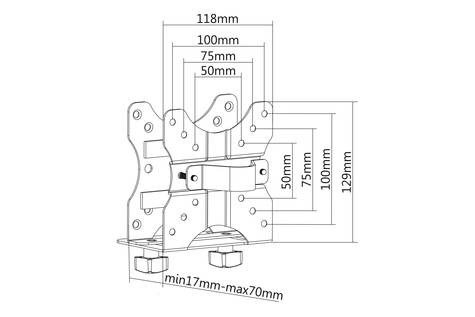 DIGITUS DA-90360 - desk mount