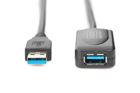 DIGITUS USB 3.0 Active Extension Cable - USB Type-A male/USB Type-B female - 5 m