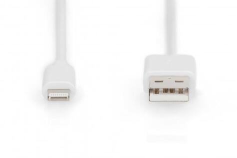 DIGITUS Lightning op USB A data-/laadkabel, MFI-gecertificeerd