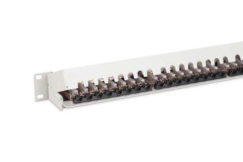 DIGITUS Professional CAT 6A, Klasse EA Patchpanel, afgeschermd