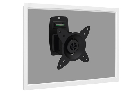 DIGITUS Wall Mount for LCD/LED monitor up to 27" +-60ø swivel, 360ø rotate, 15kg max, VESA 100x100