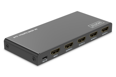DIGITUS 4K HDMI Splitter 1 Input > 4 Output