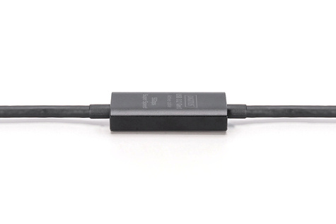 DIGITUS Verlengkabel USB-C->USB-C St./Bu. 5G 10,00m