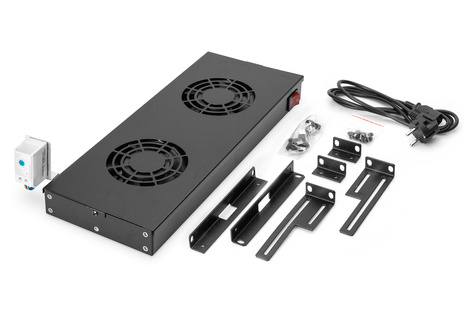 DIGITUS Dakkoelingseenheid voor variabele 483 mm (19") installatie