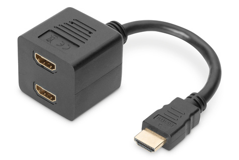 DIGITUS DIGITUS Adapter HDMI > 2x HDMI (ST-2xBU) 20cm Black