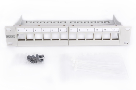 DIGITUS Professional 8p - patch panel - 1U - 10"