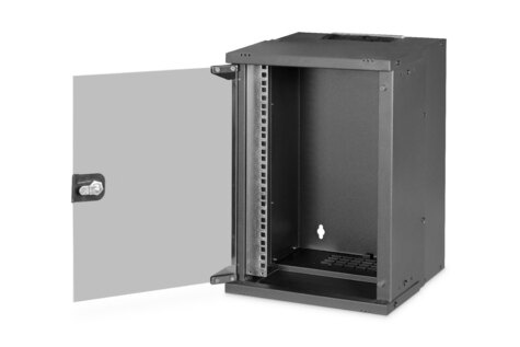 DIGITUS 10" 9U wandbehuizing, SOHO PRO 460 x 315 x 300 mm, zwart